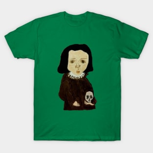 funny cute weird medieval kid painting T-Shirt